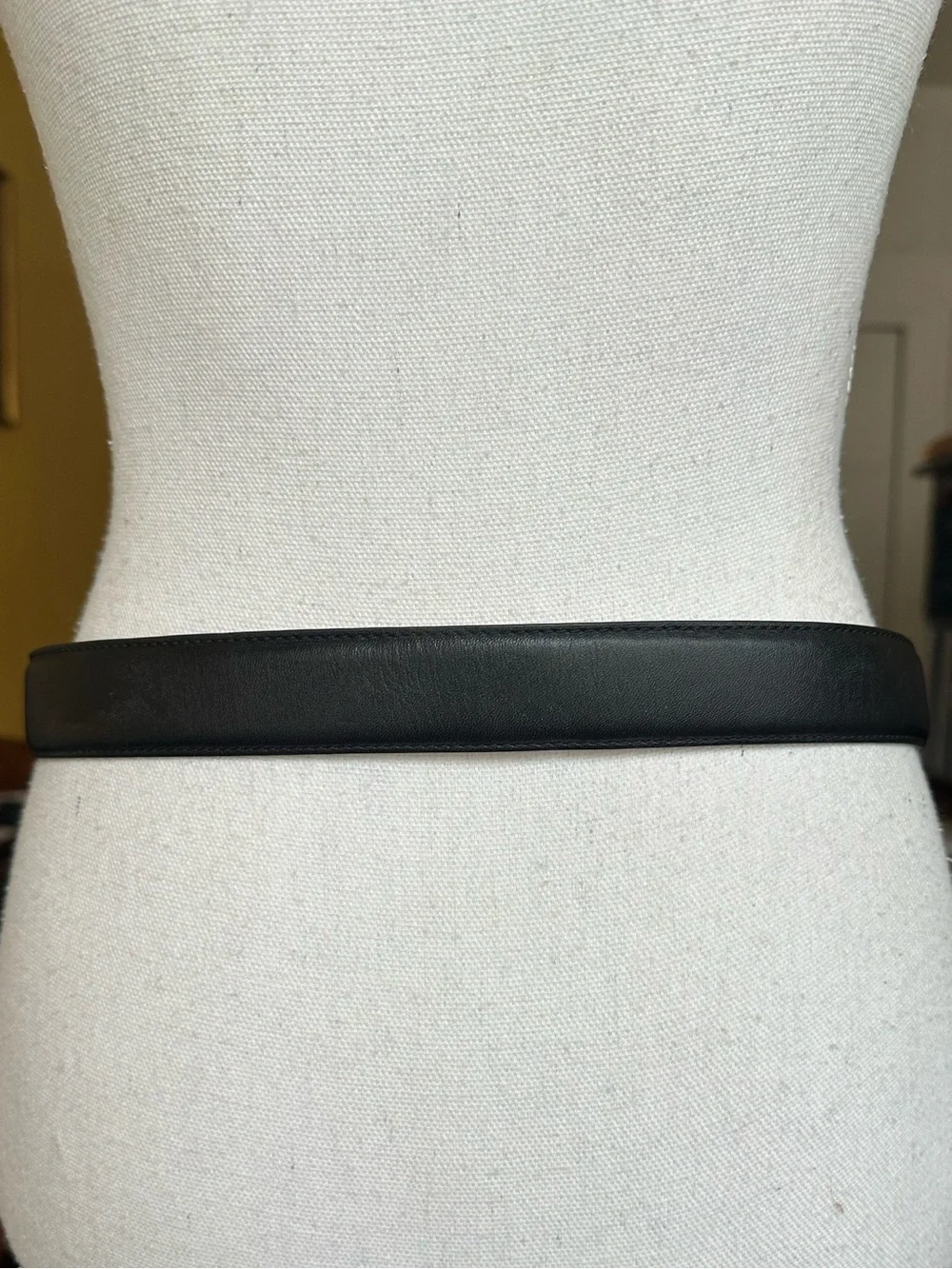 Ariat Black Leather Spur Buckle Belt Unisex Size 34
